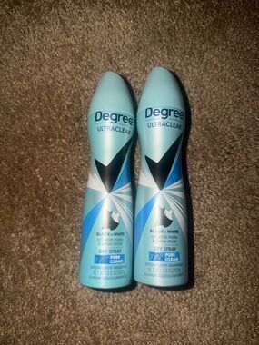 Degree Ultraclear Dry Spray Antiperspirant 2 Bottles